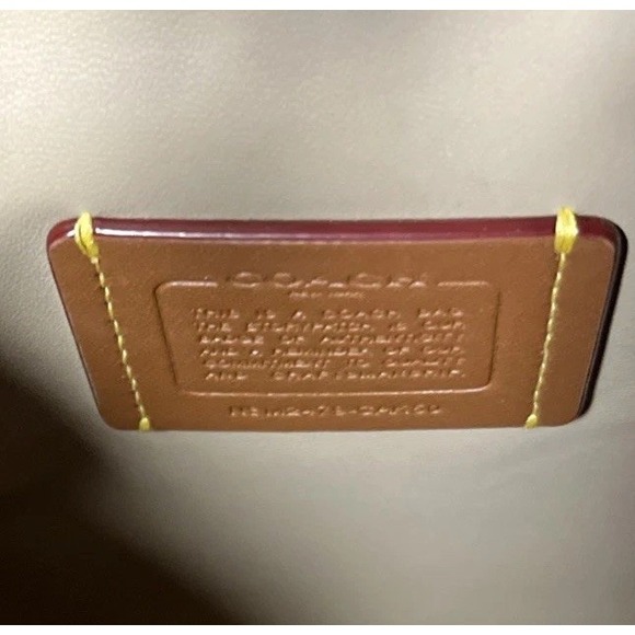 Coach Hadley Convertible Crossbody Bag With Canvas CAK50 Gold NWT Classic Logo‎ - Picture 8 of 11